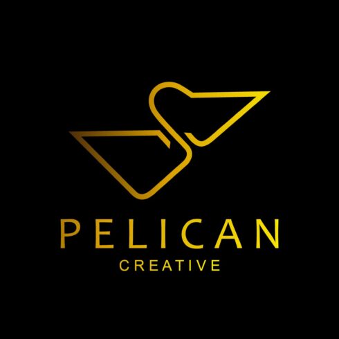 pelican vector logo icon design colo cover image.