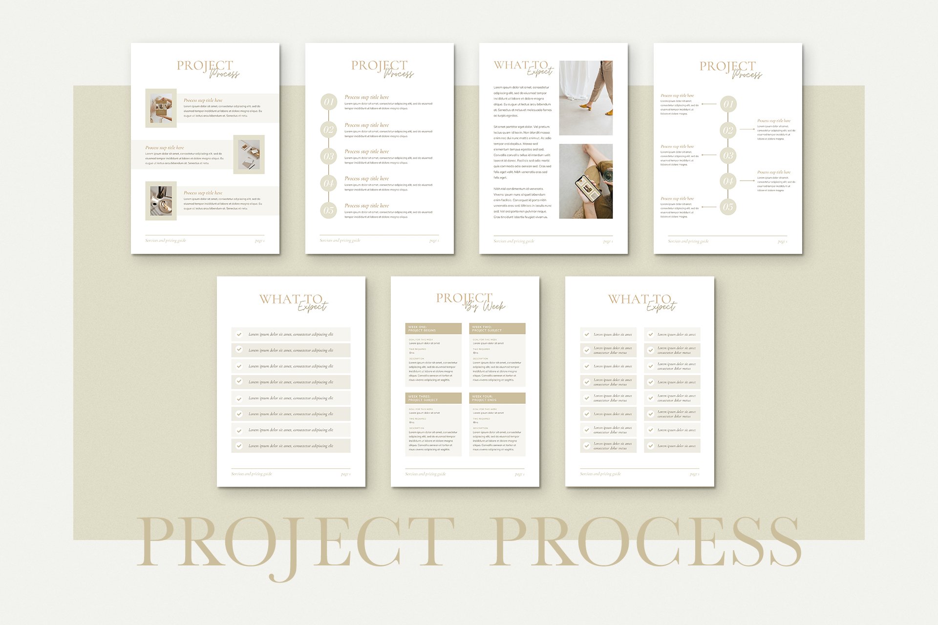 11 services pricing guide clinet proposal welcome packet workbook ebook template canva 202