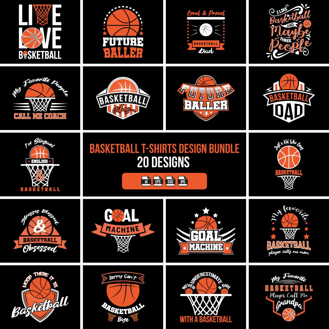 Basketball Champion Basketball T Shirt Design Stock Vector