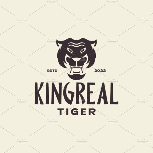 head tiger forest vintage logo cover image.