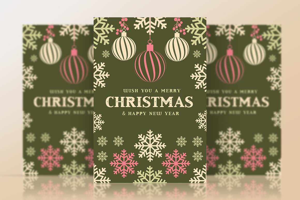 Christmas Card Invitation cover image.