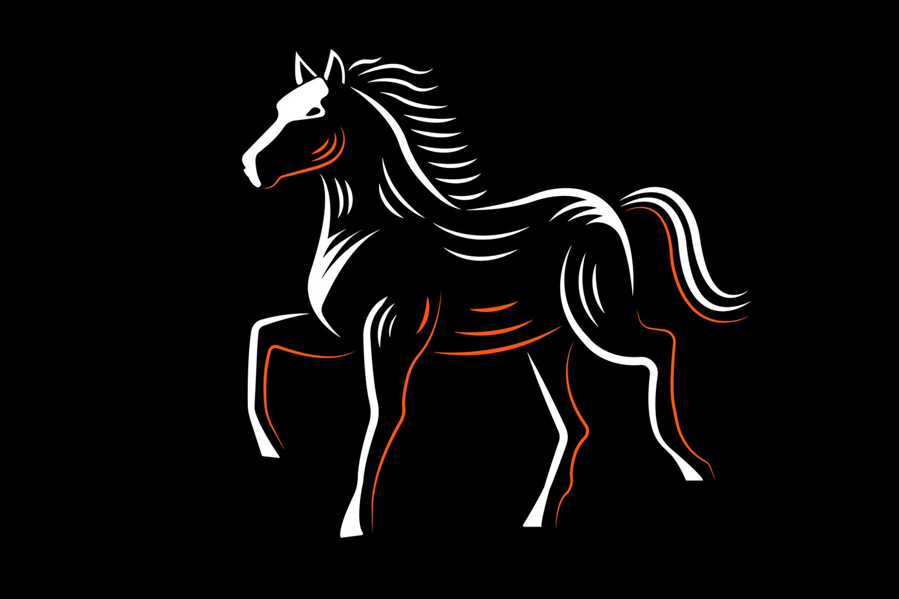 Horse logotype preview image.
