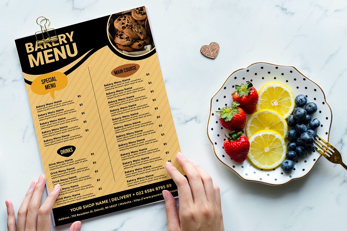 Restaurant Menu preview image.