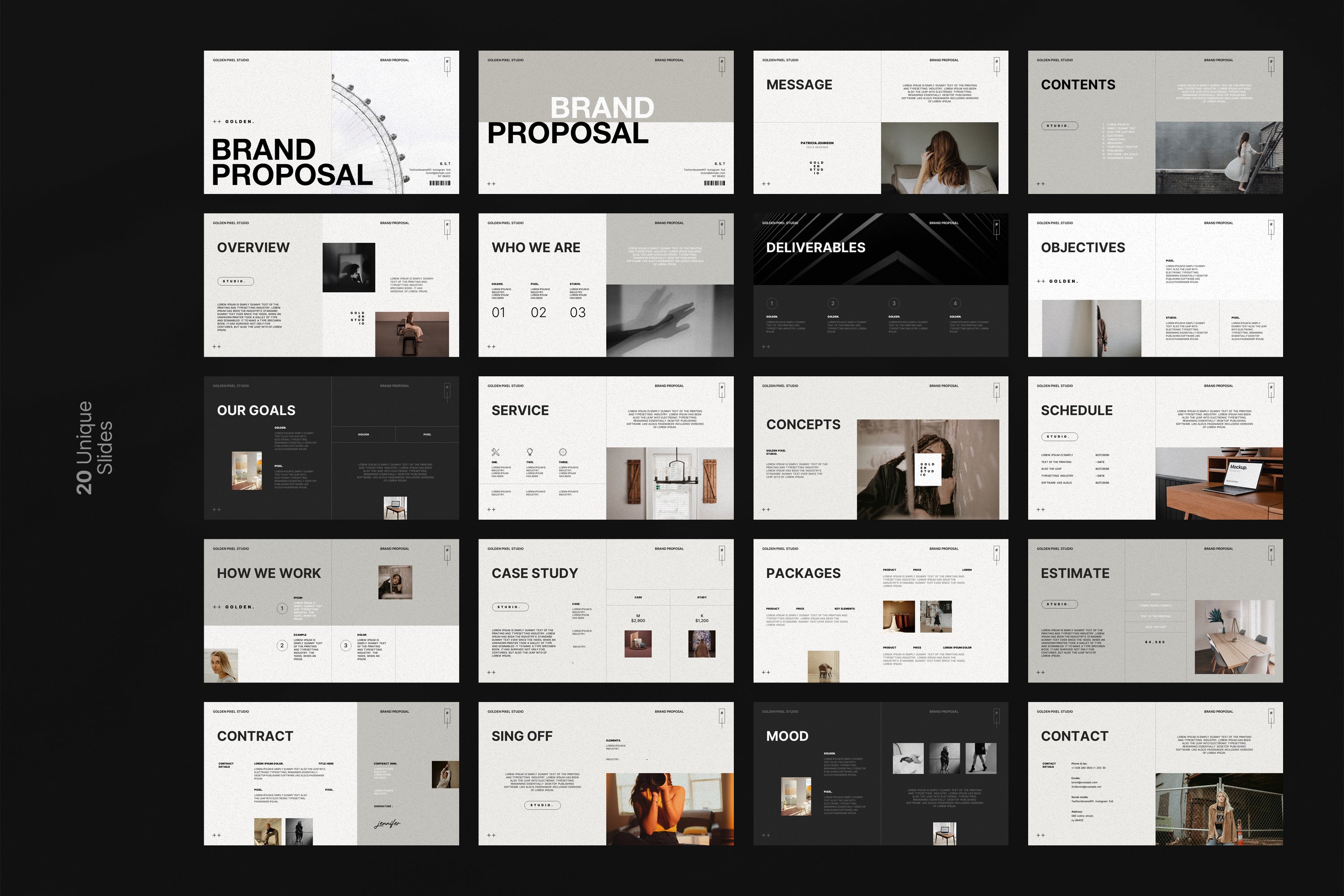11 brand proposal template 310