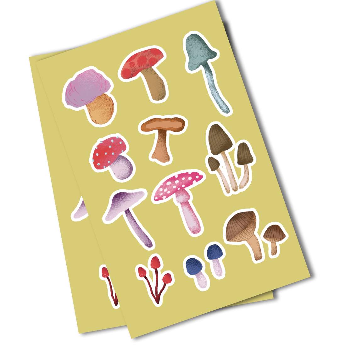 Mushrooms Sticker Pack preview image.