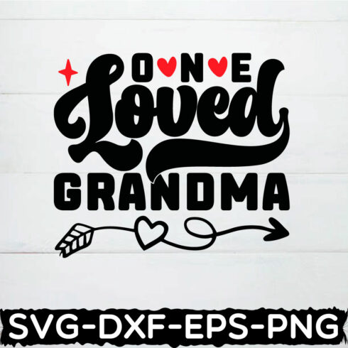 one loved grandma shirt cover image.
