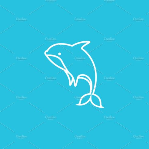cute cartoon orca whale logo cover image.