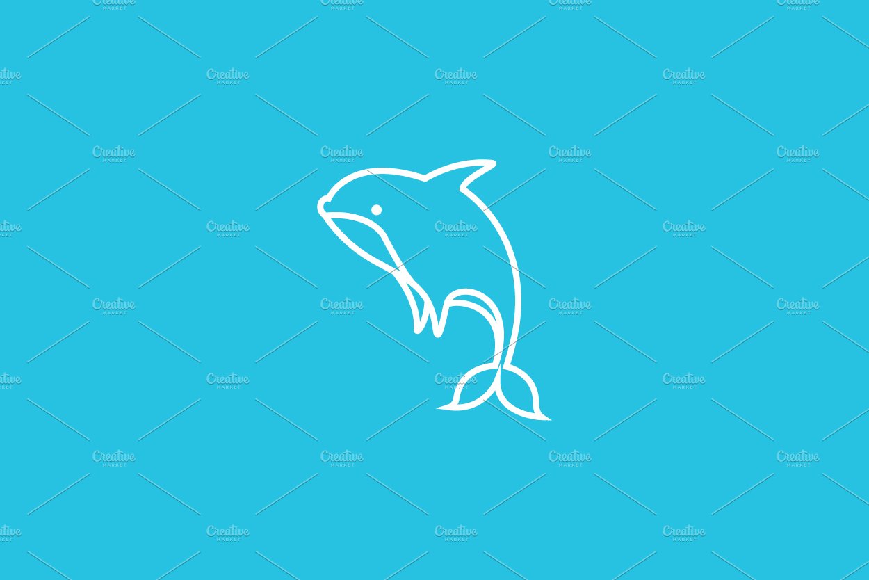 cute cartoon orca whale logo cover image.