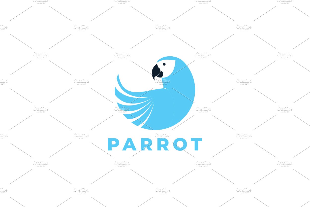 parrot or lovebird or logo cover image.