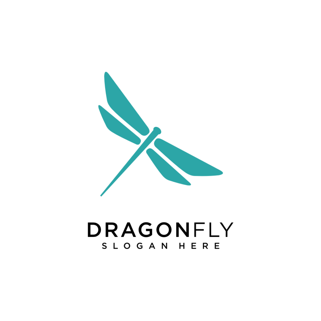 Dragonfly Logo Vector Design Masterbundles