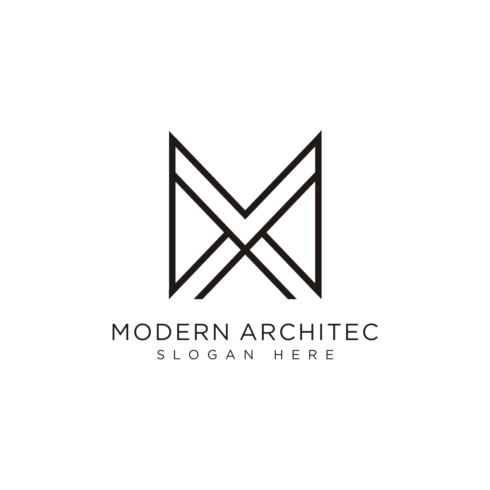 letter m logo vector design cover image.