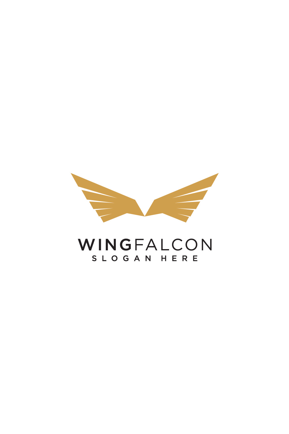 wing eagle logo pinterest preview image.