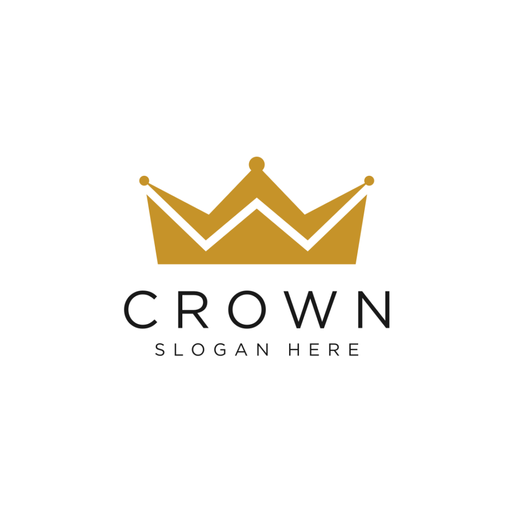 crown logo vector design MasterBundles