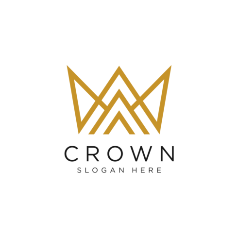 crown logo vector design cover image.
