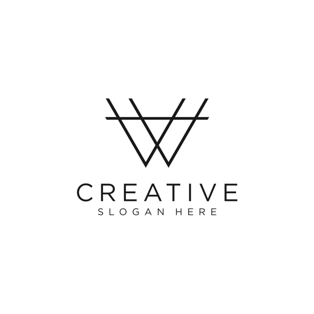 w logo vector design - MasterBundles