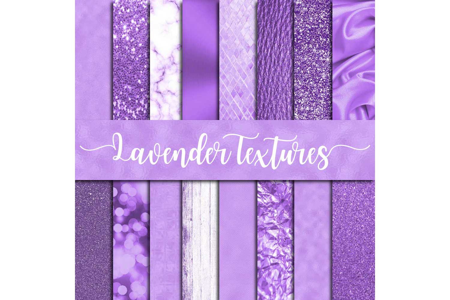 Lavender Textures Digital Paper cover image.