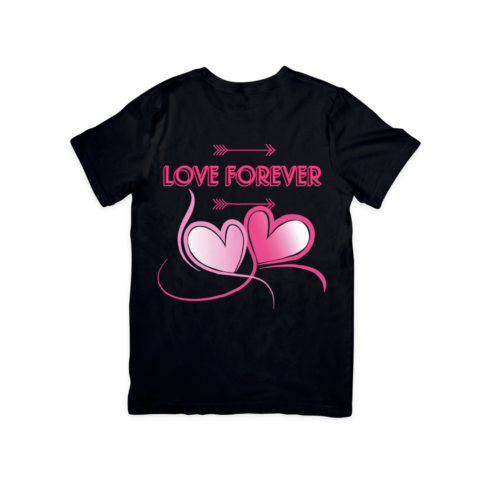 Love T-shirt Design Bundles | Love Forever T-shirt Design Bundles cover image.