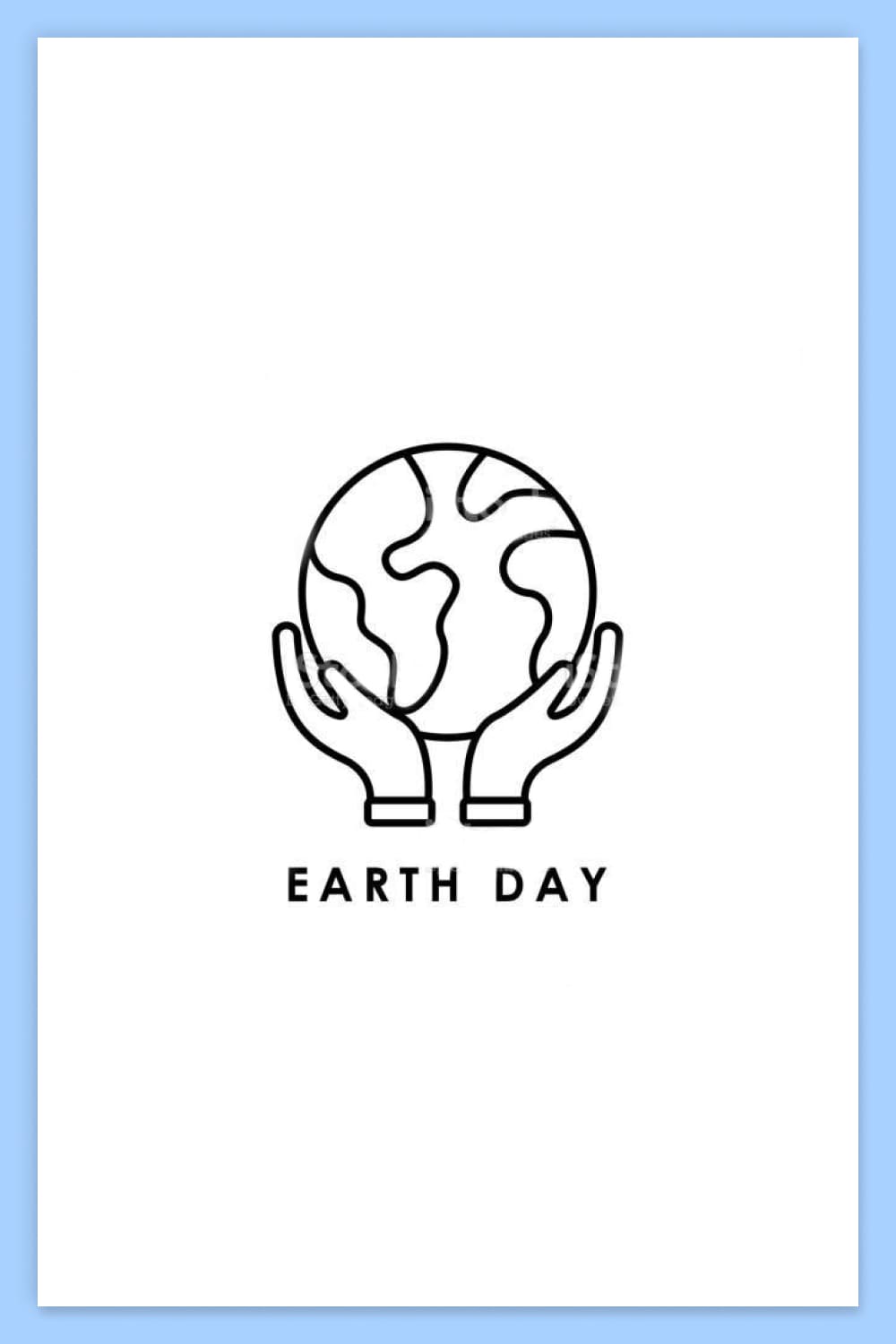 Icon depicting hands holding planet earth.