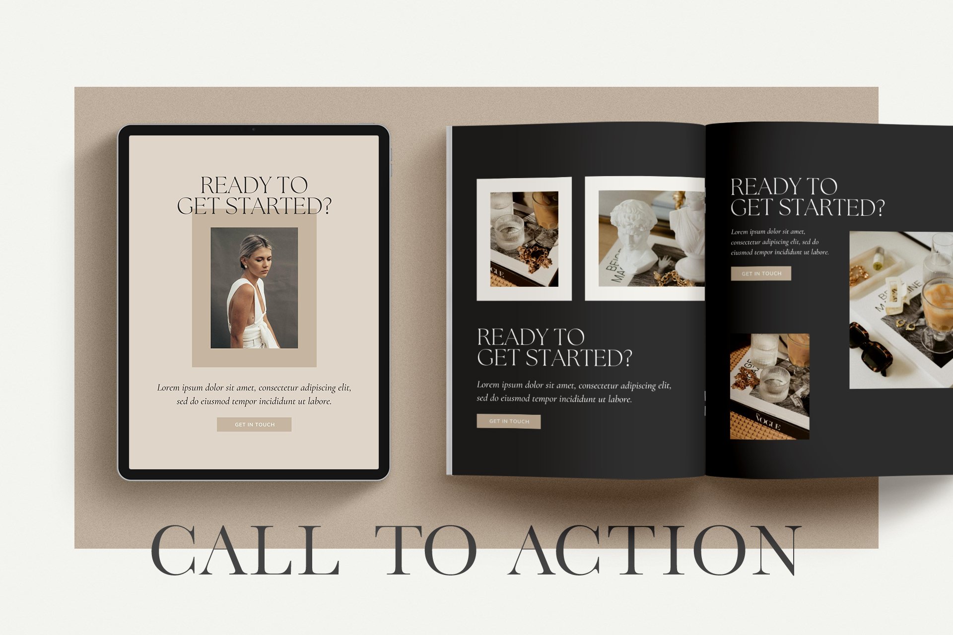 14 elegant black and beige services and pricing guide magazine client brochure editable canva template 952