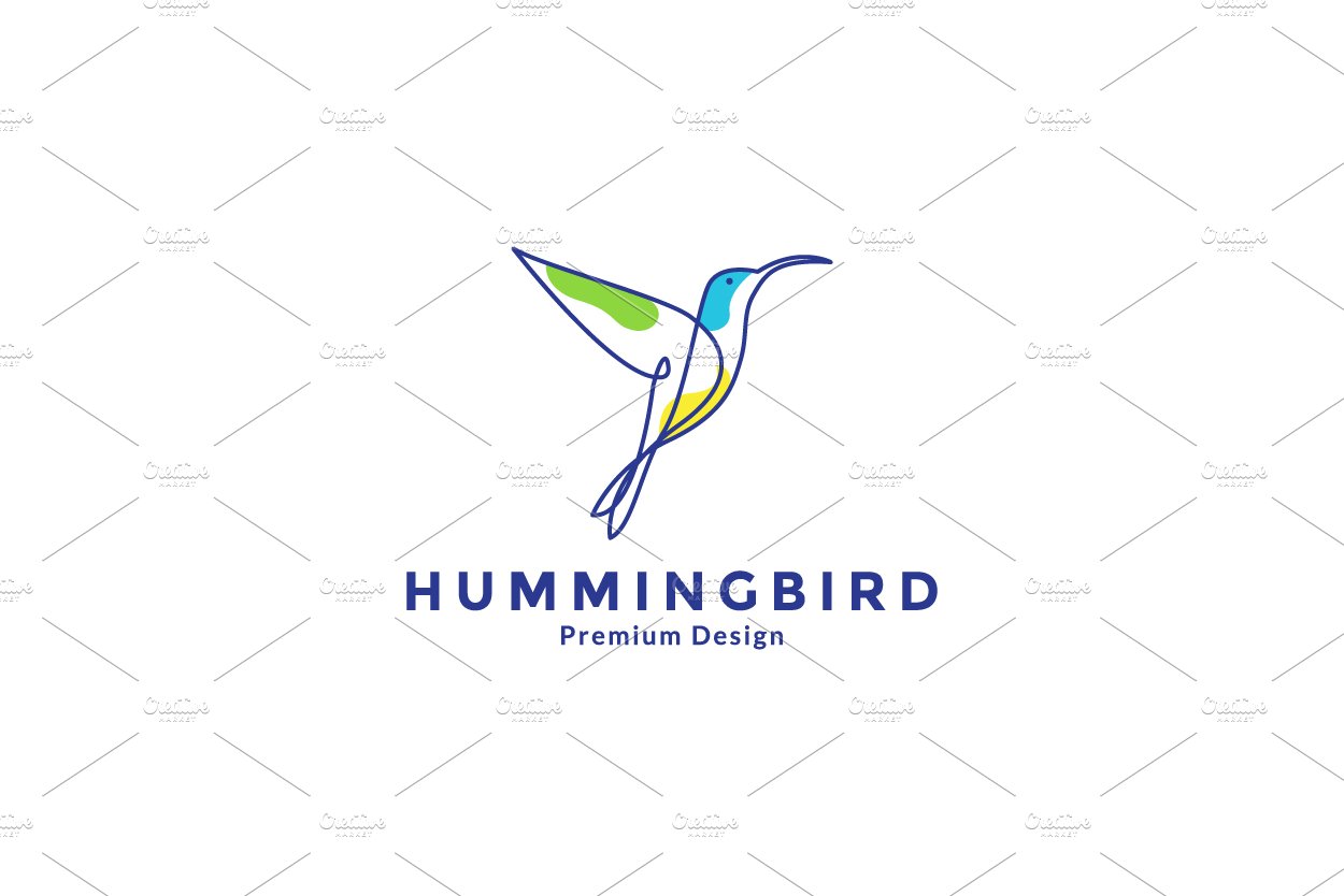 birds hummingbird fly lines colorful cover image.