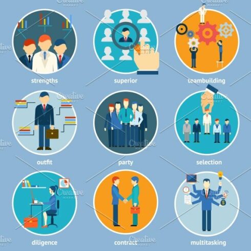 Variety Human Resource Icons cover image.