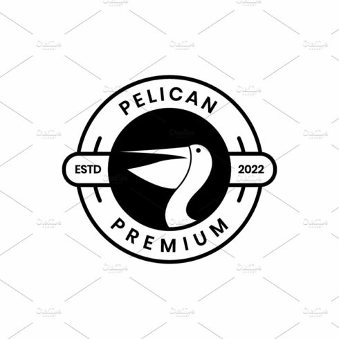 pelican bird head silhouette logo cover image.