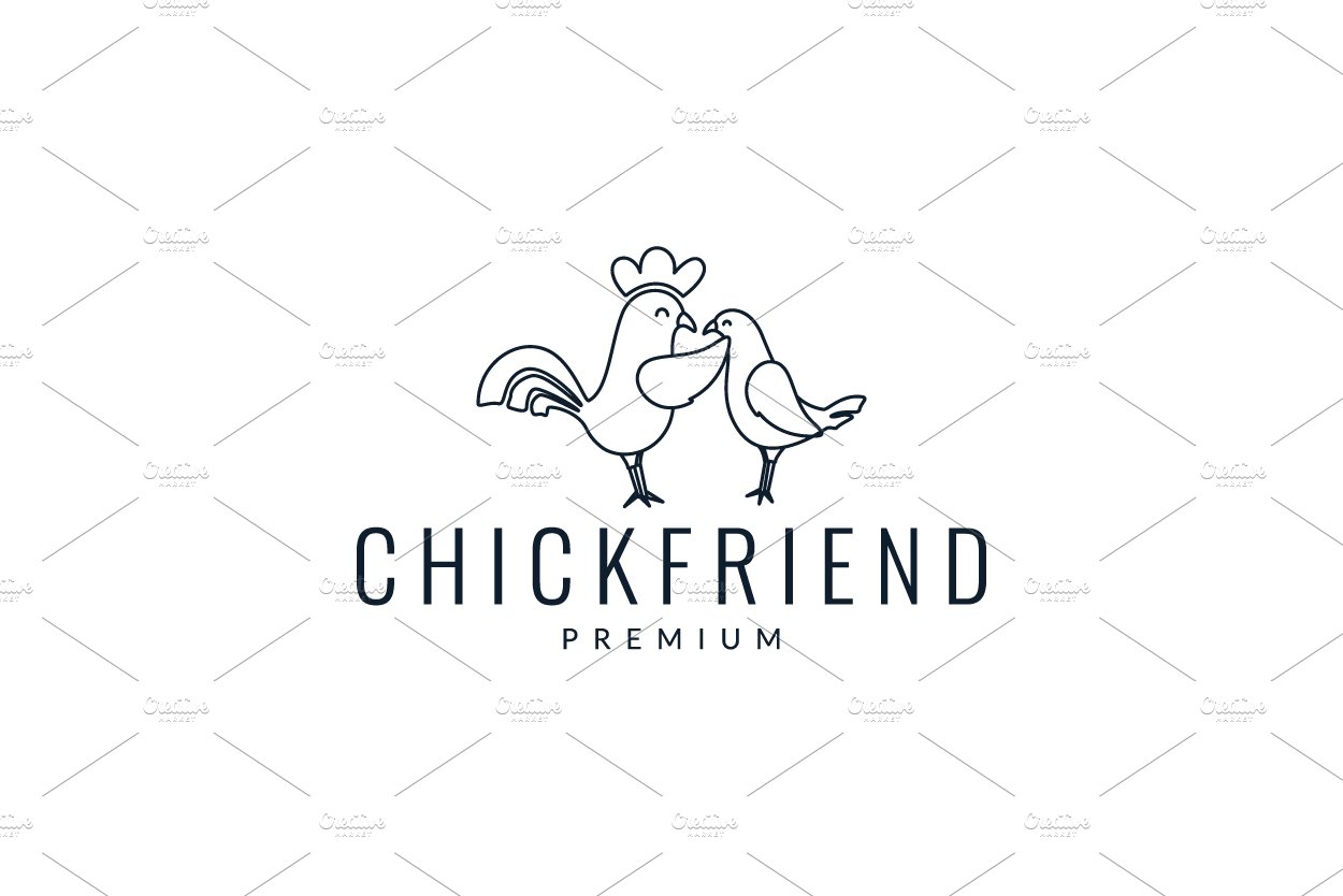 chicken with hen or rooster logo cover image.