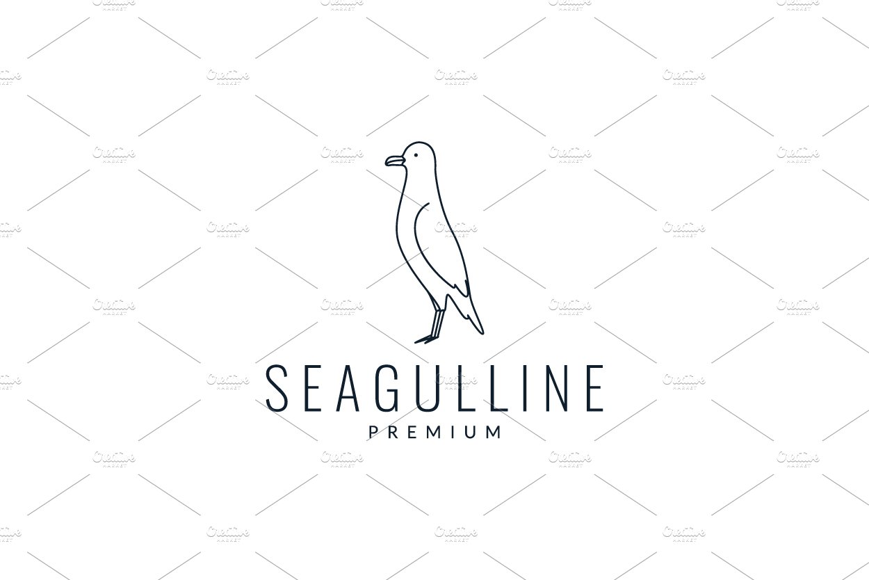 seagull line stand simple logo cover image.