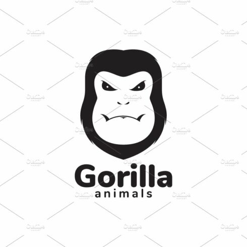 face black gorilla modern logo cover image.