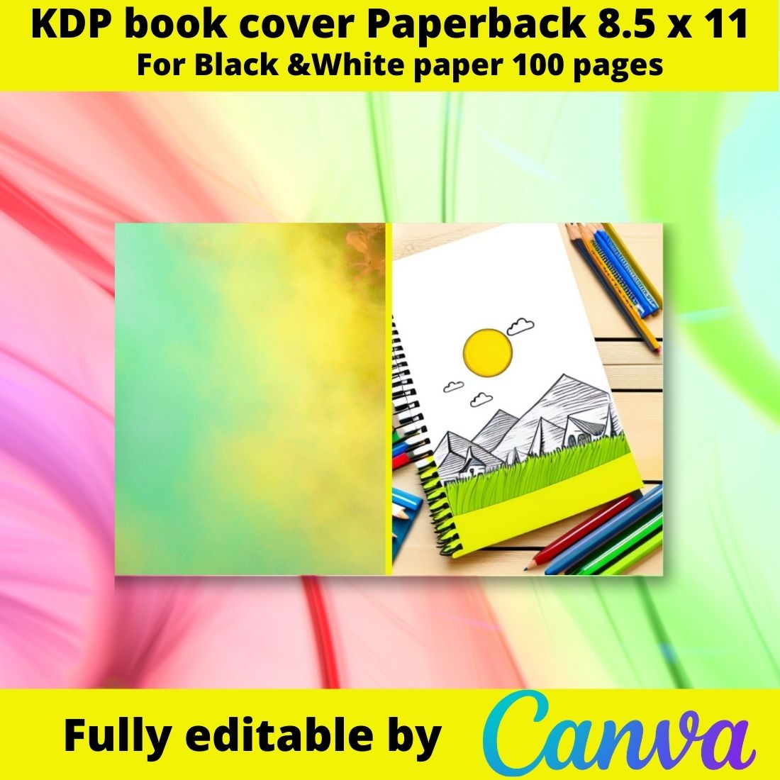 Transform your book with our stunning KDP cover designs preview image.