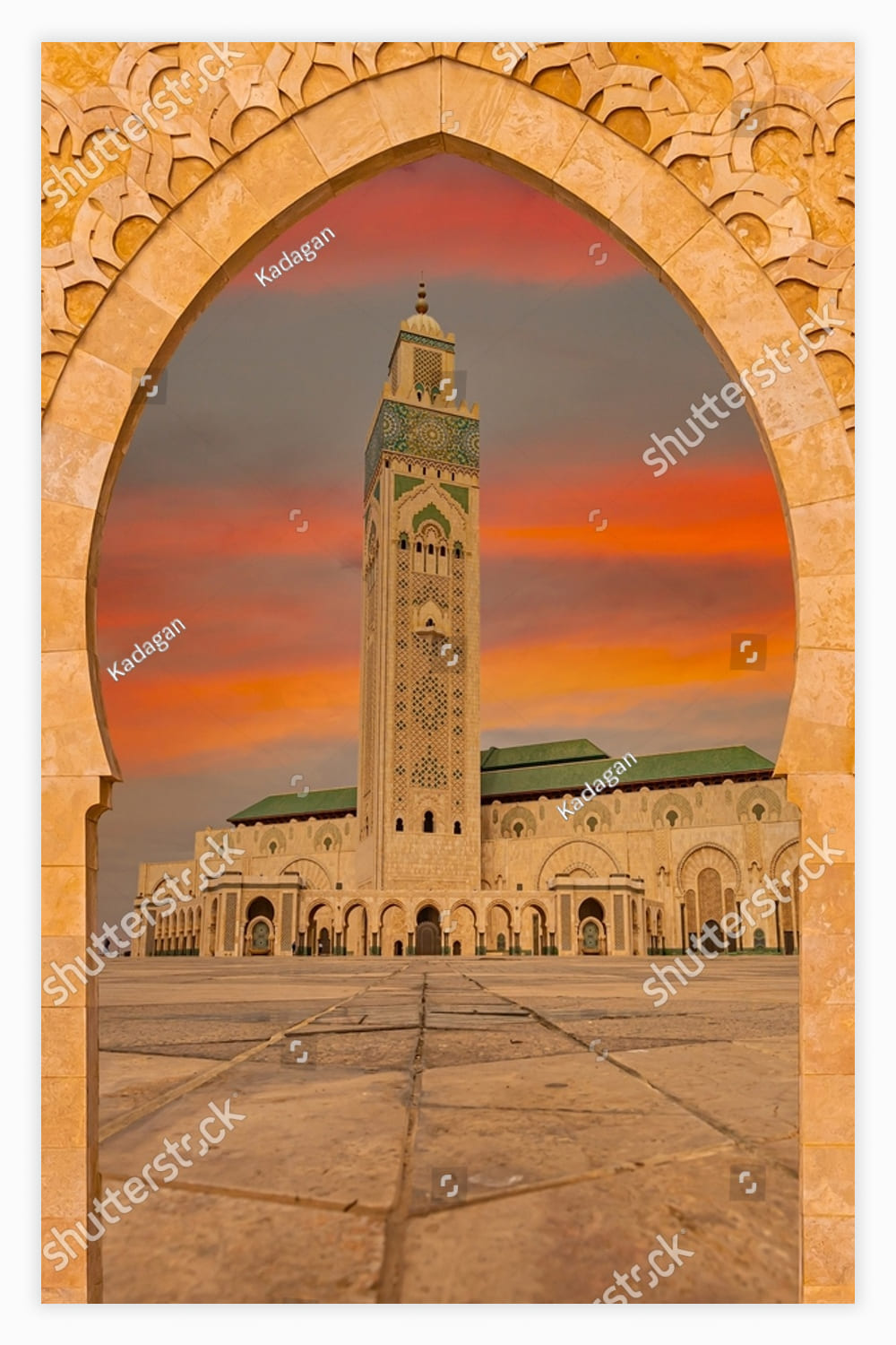 The Hassan II Mosque or Grande Mosquée Hassan II is a mosque in Casablanca.