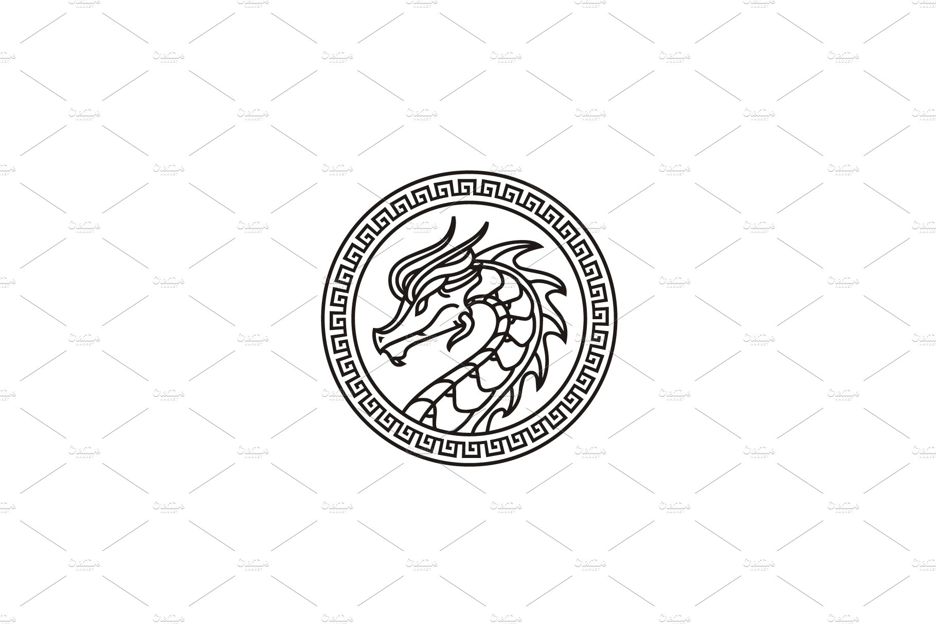 Chinese Dragon Coin Medallion Logo cover image.