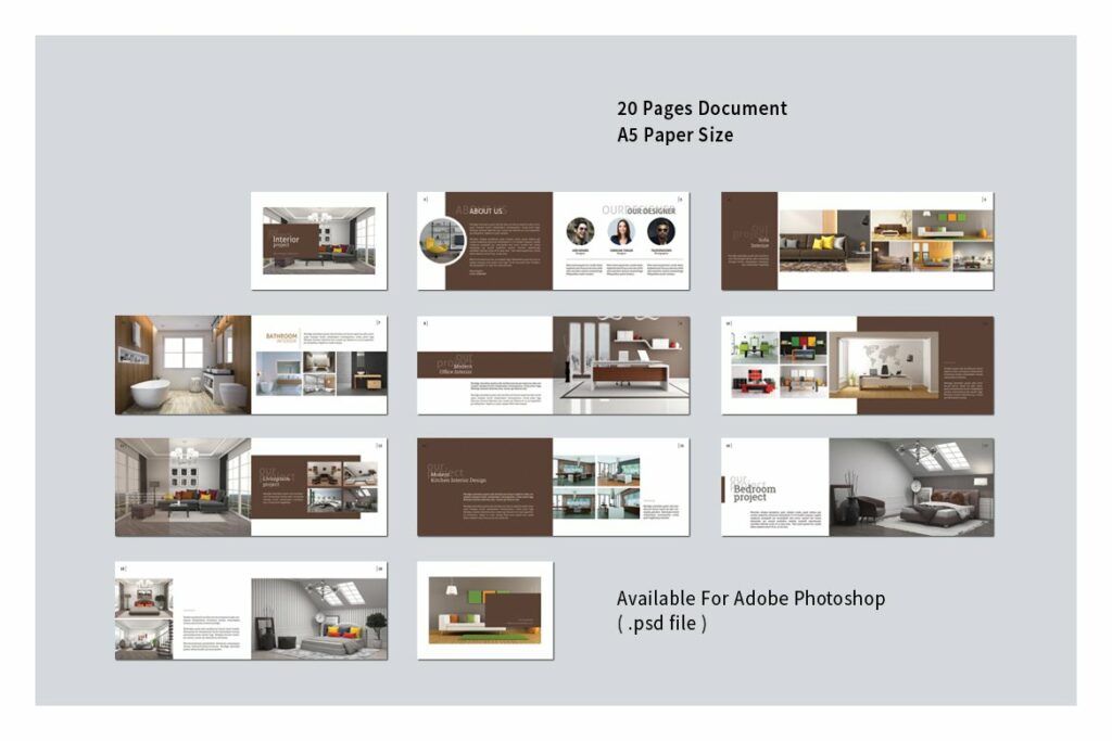 Interior Brochure Catalog – MasterBundles