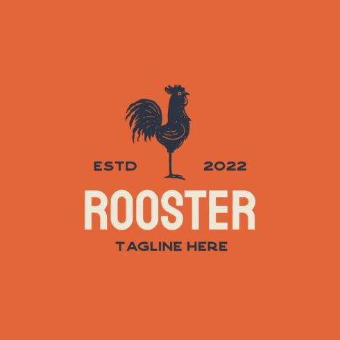 Vintage Retro Rooster Logo cover image.
