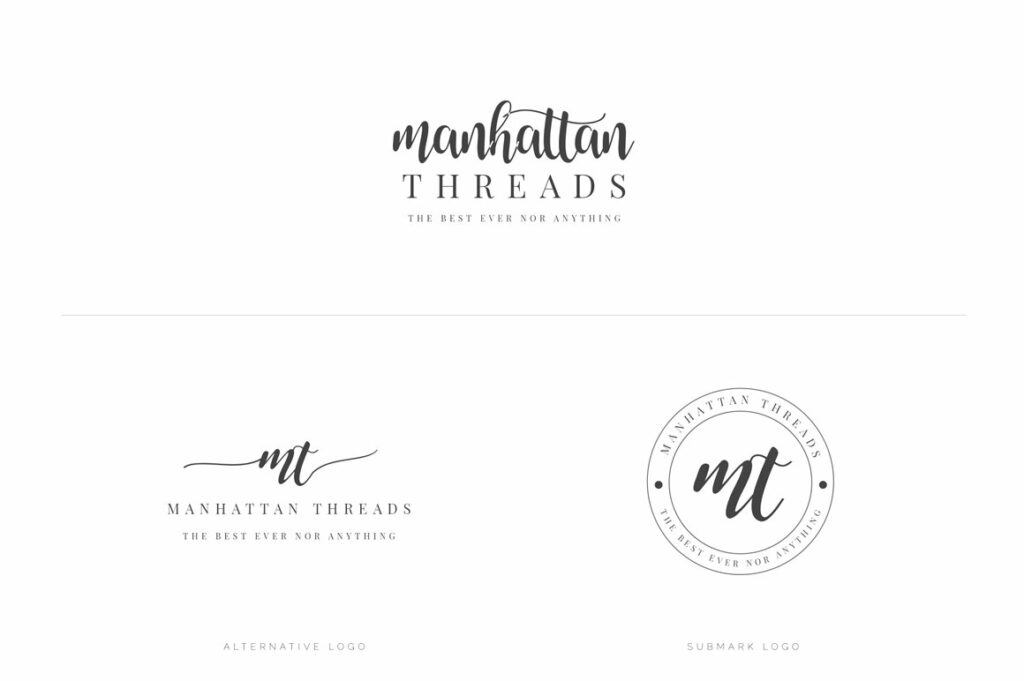Feminine Premade Logo Gigabundle – MasterBundles