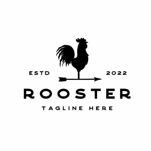 Rooster Silhouette With Arrow Logo cover image.