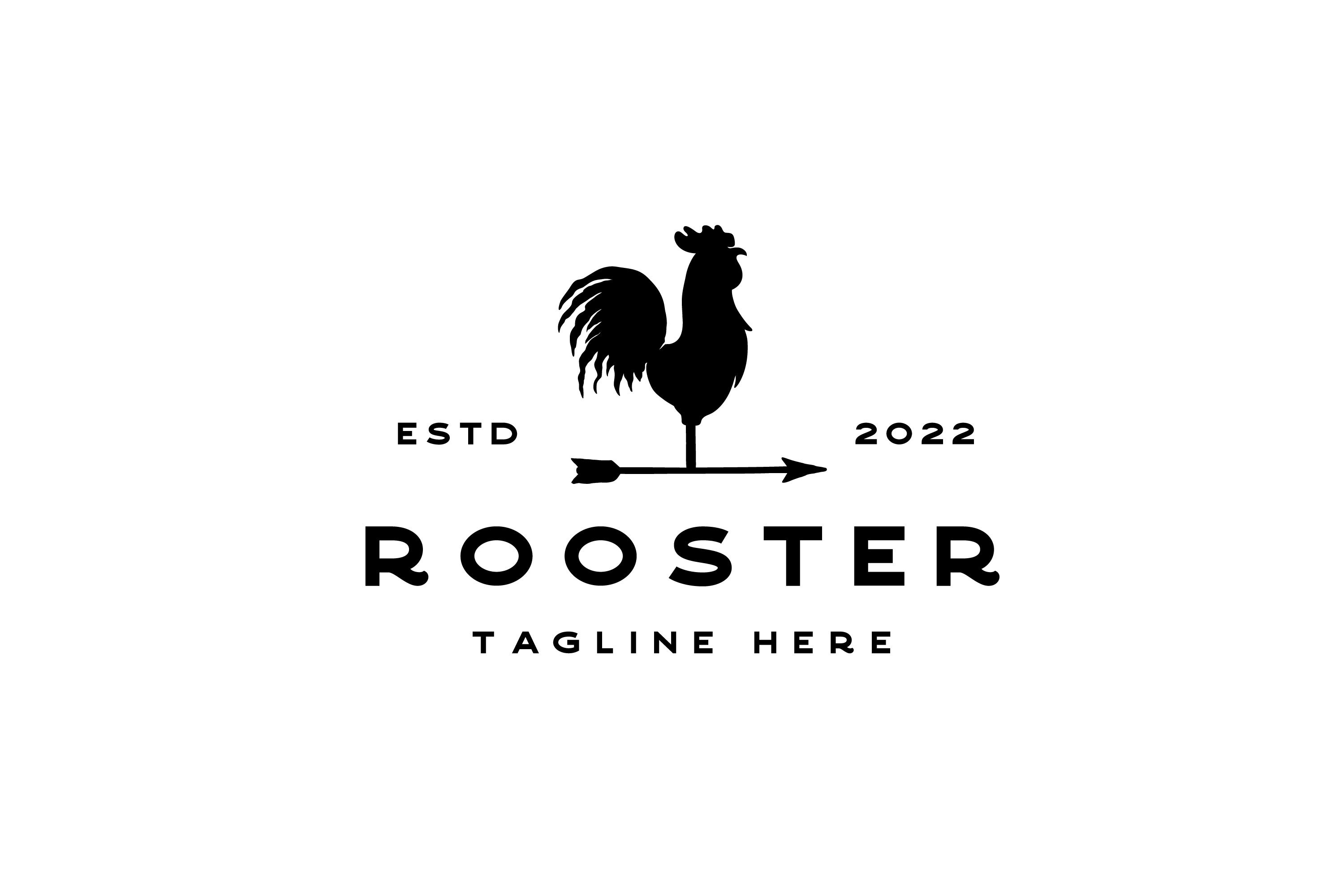 Rooster Silhouette With Arrow Logo cover image.