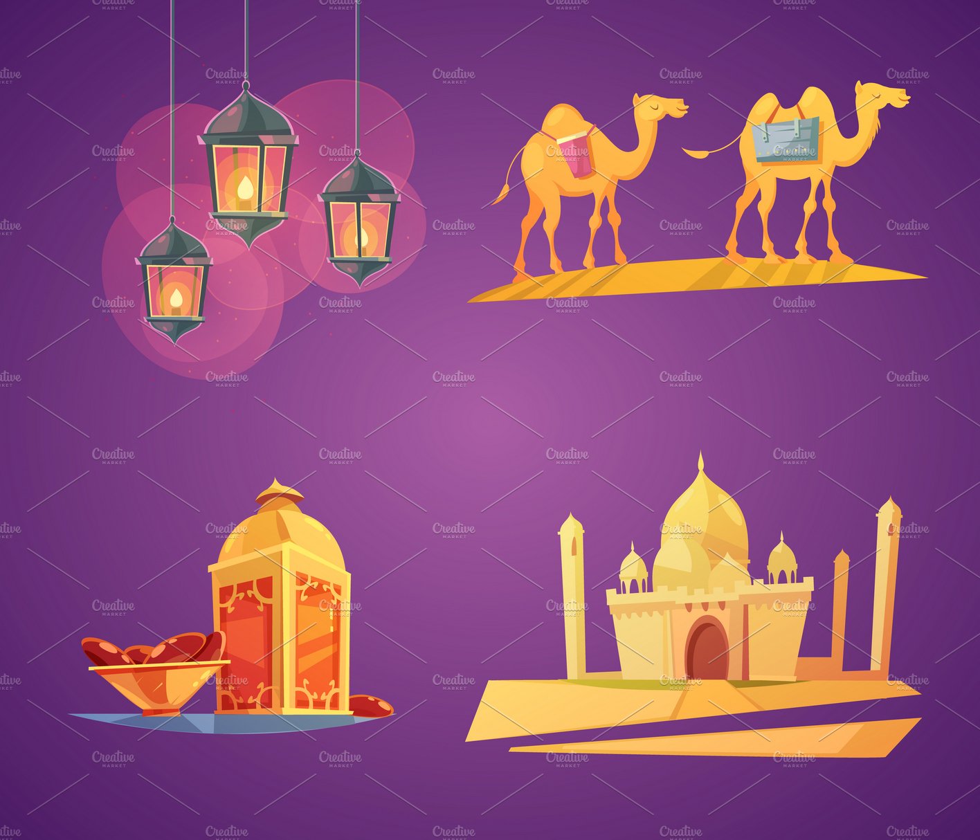 Ramadan elements composition cover image.