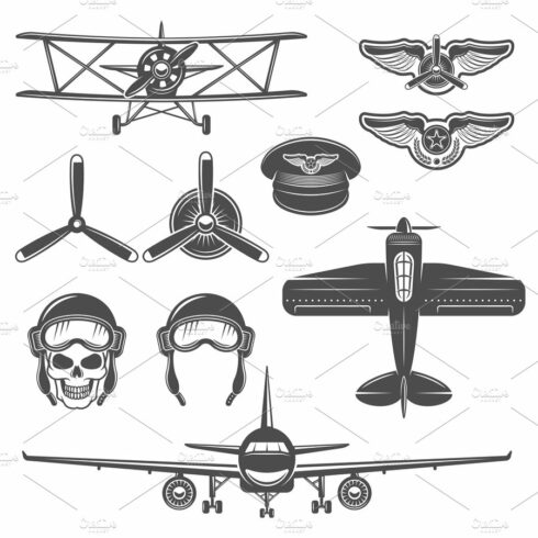 Airplane Icon Set cover image.