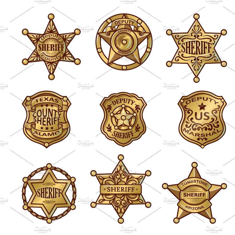 Golgen Sheriff Badges cover image.