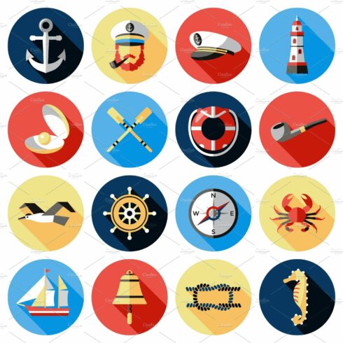 Nautical Icon Set cover image.
