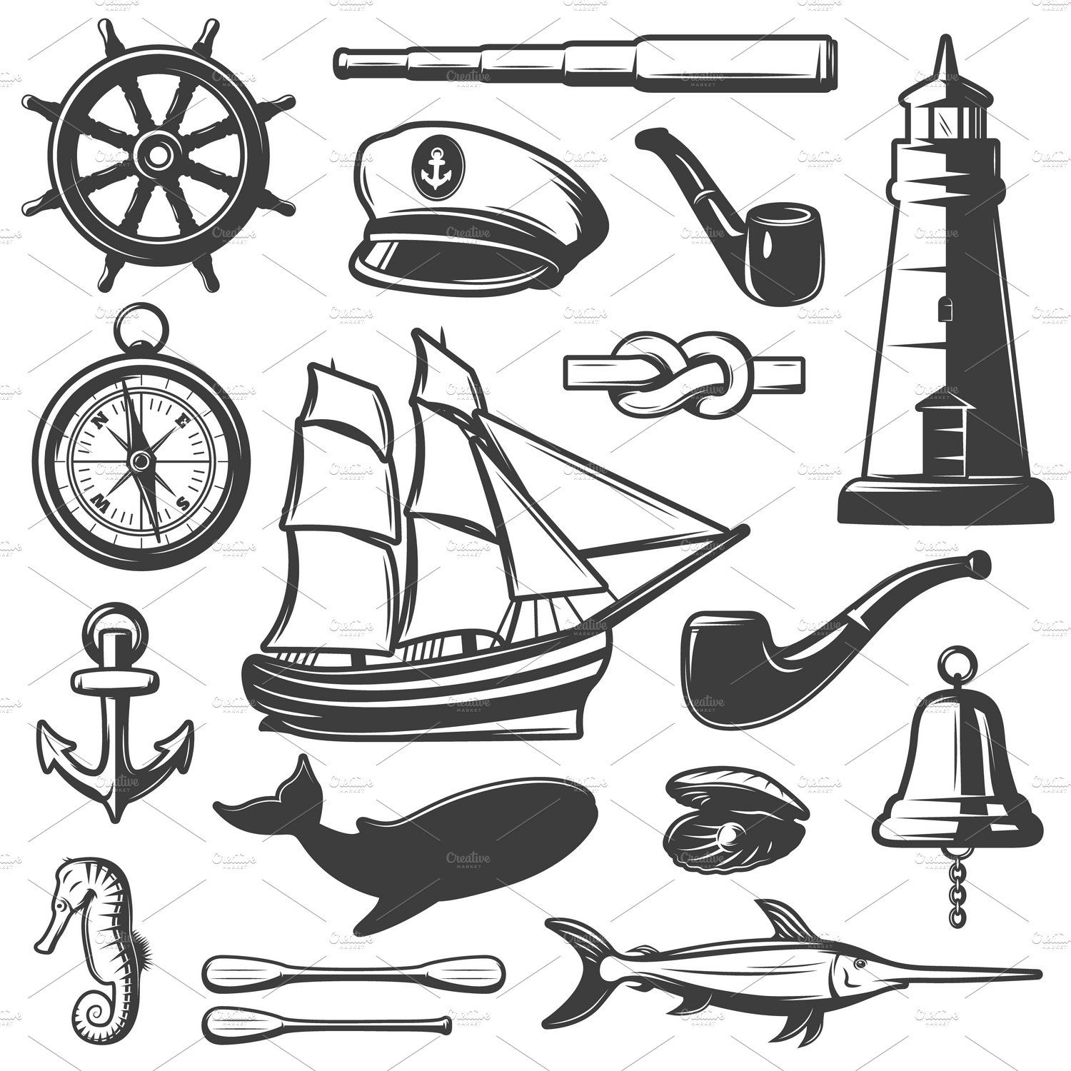 Nautical Icon Set cover image.