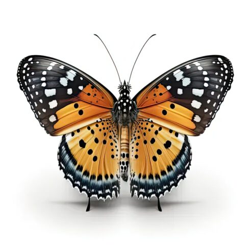 Realistic Butterfly Clipart Generator Midjourney Prompt cover image.