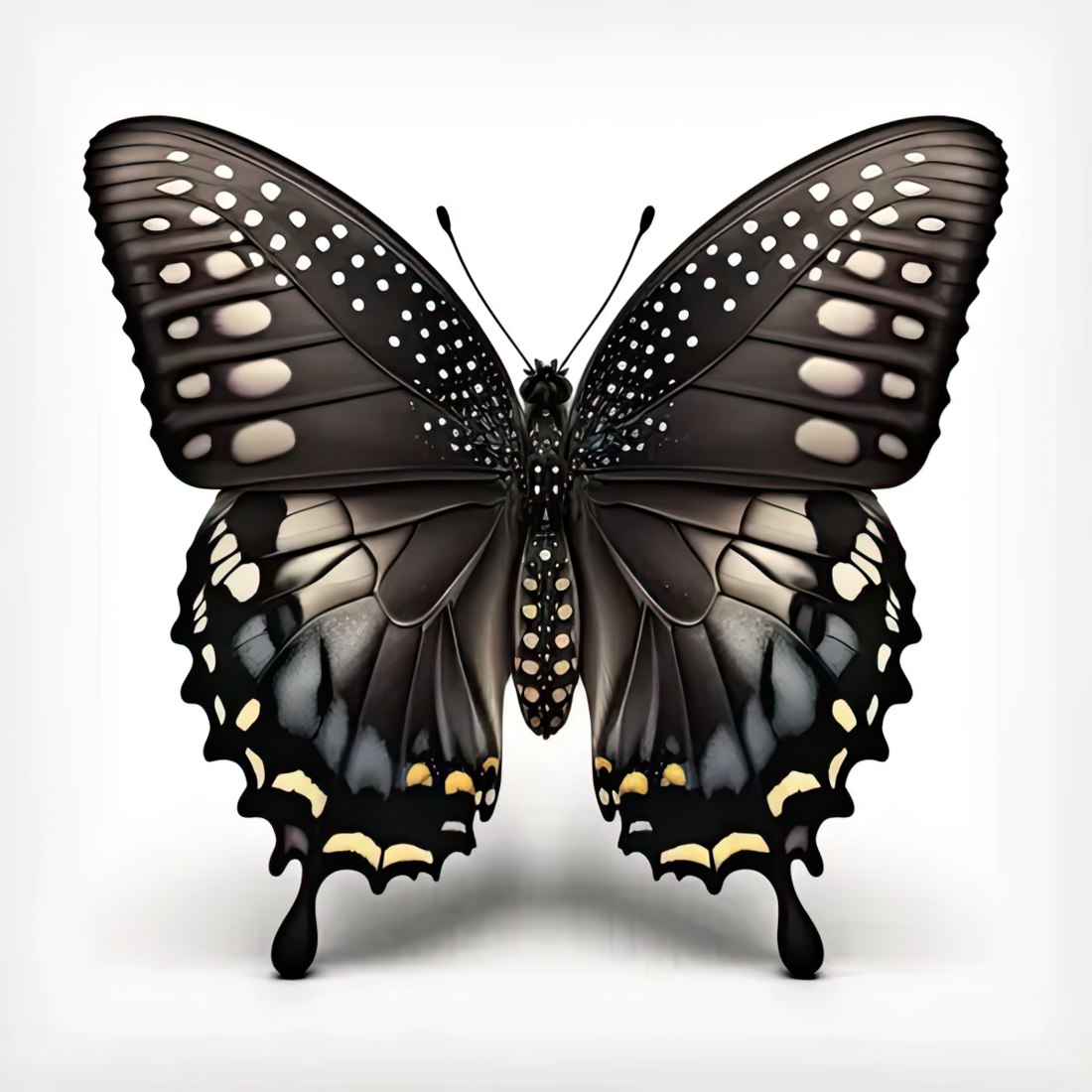 Realistic Butterfly Clipart Generator Midjourney Prompt preview image.