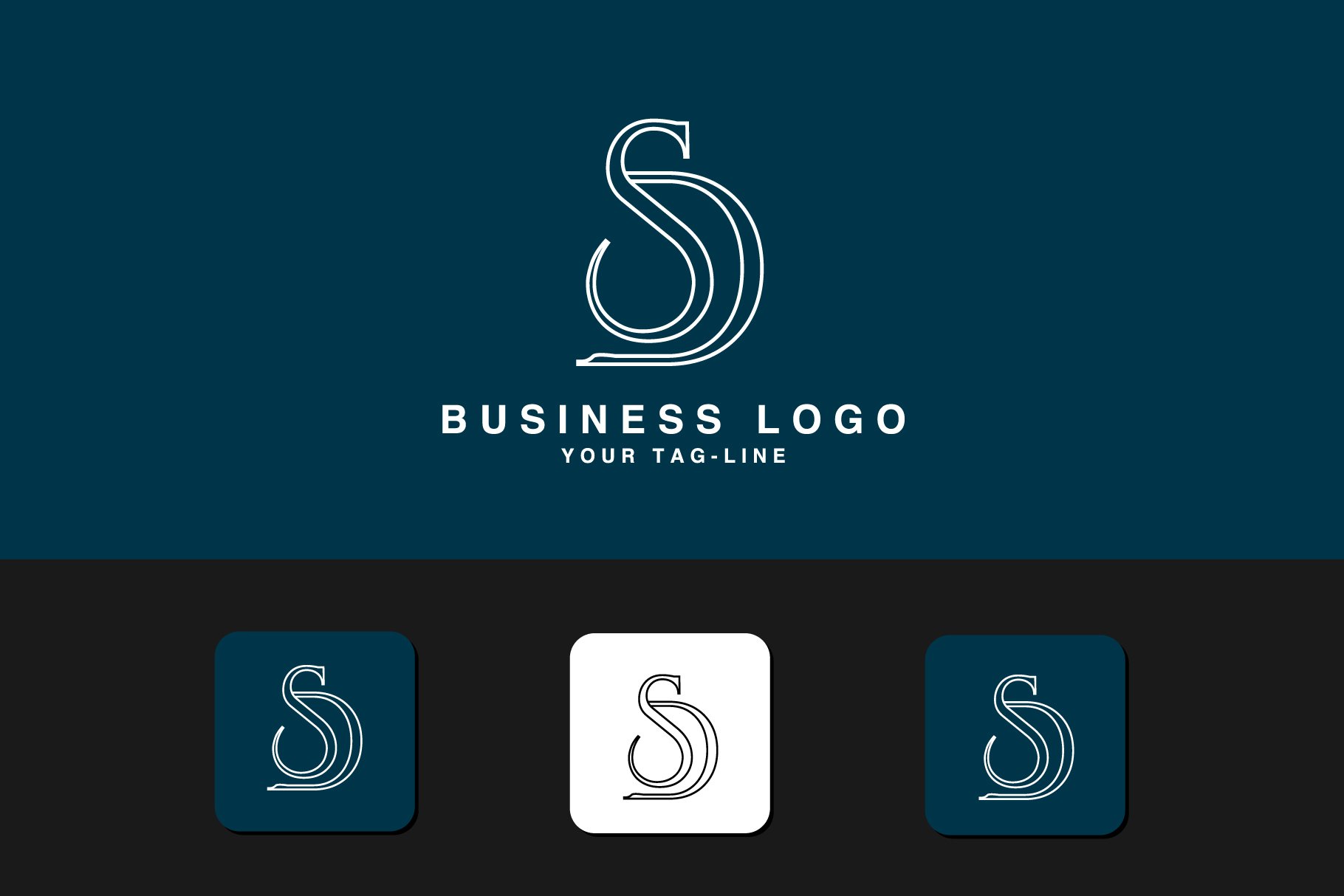 SD Abstract Logo Design. cover image.