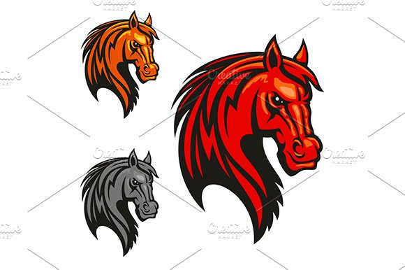 Horse stallion head cover image.