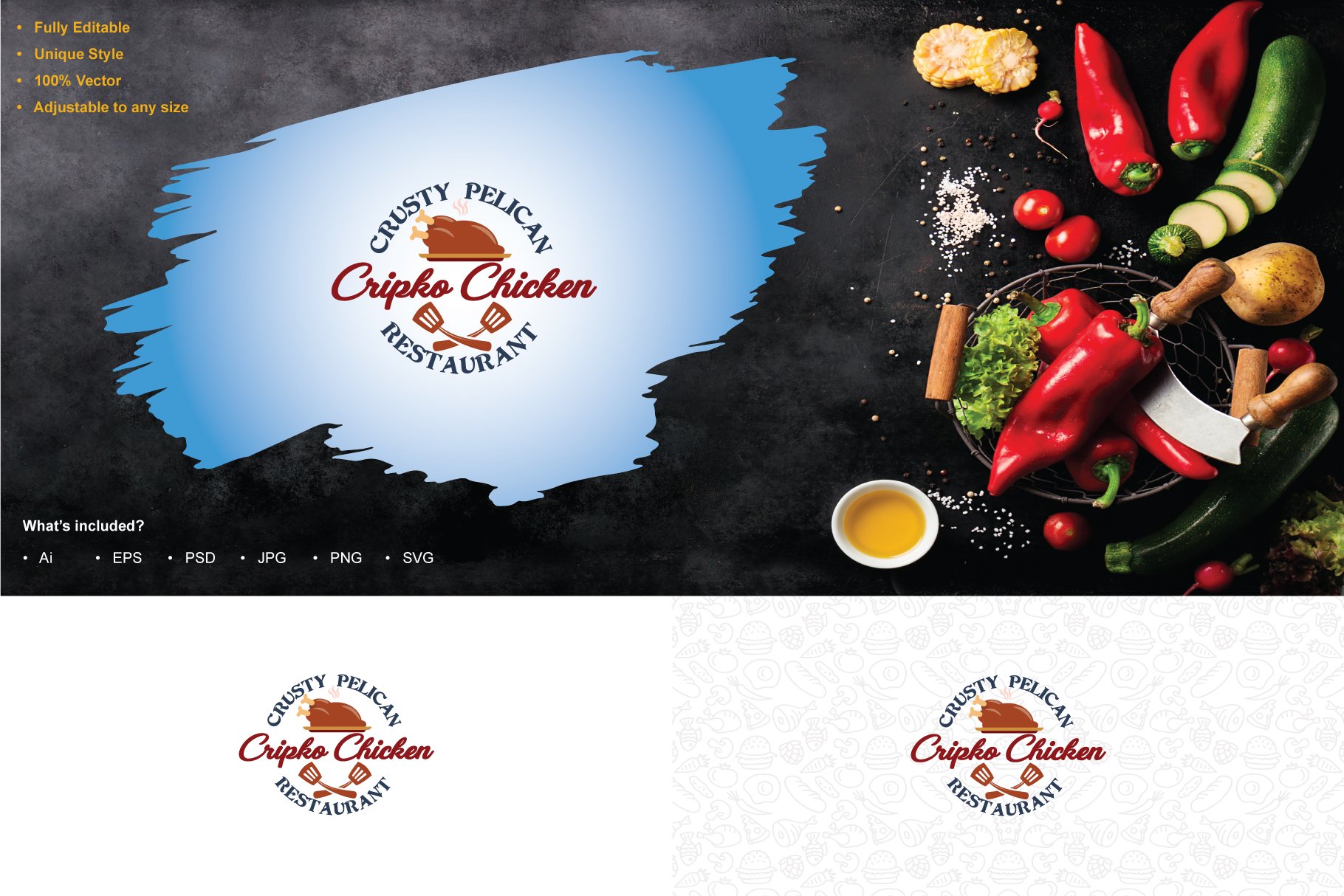 Cripko Chicken Logo cover image.