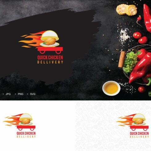 Quick Chicken Dellivery Logo cover image.
