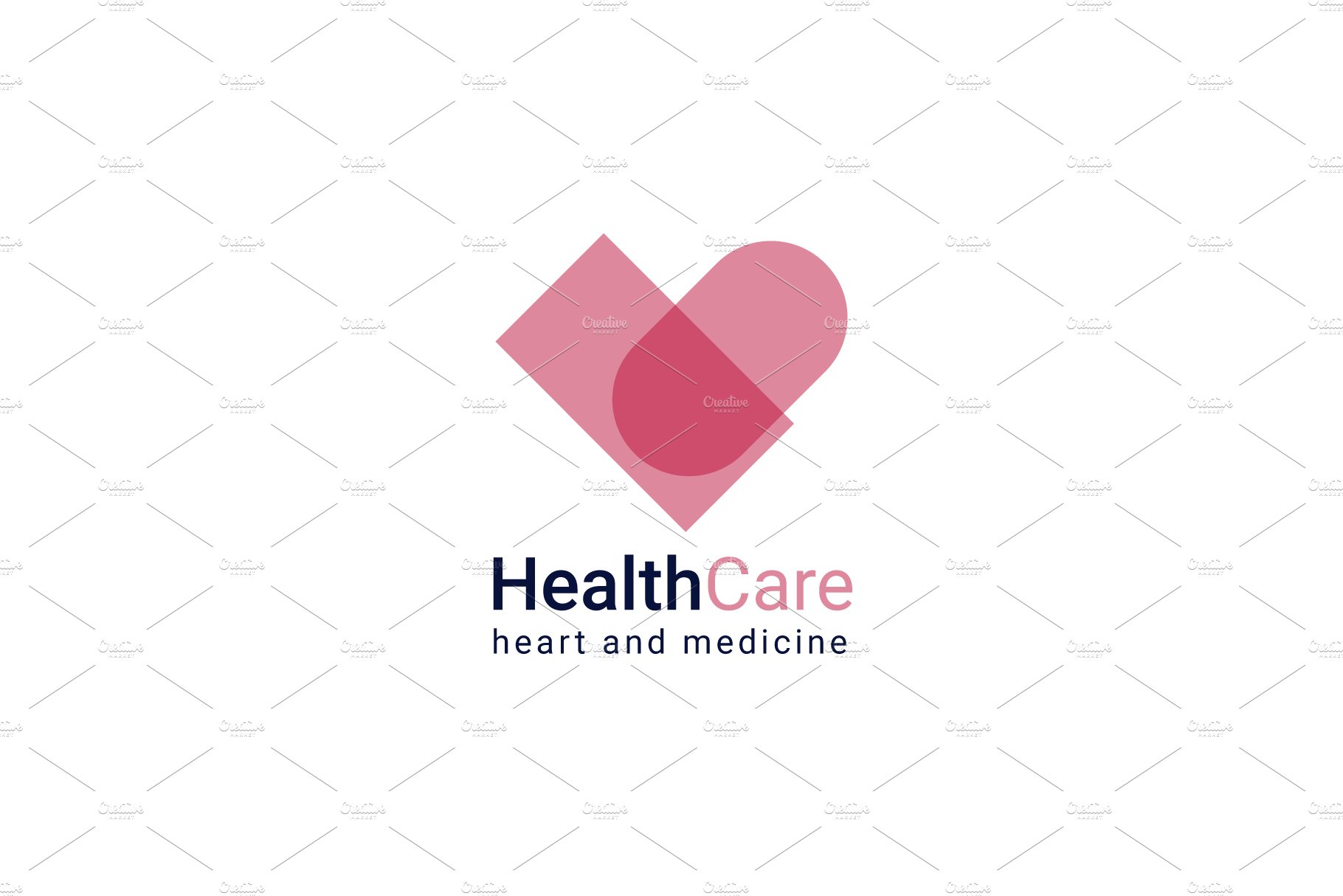 Heart And Capsule Logo Vector Icon cover image.