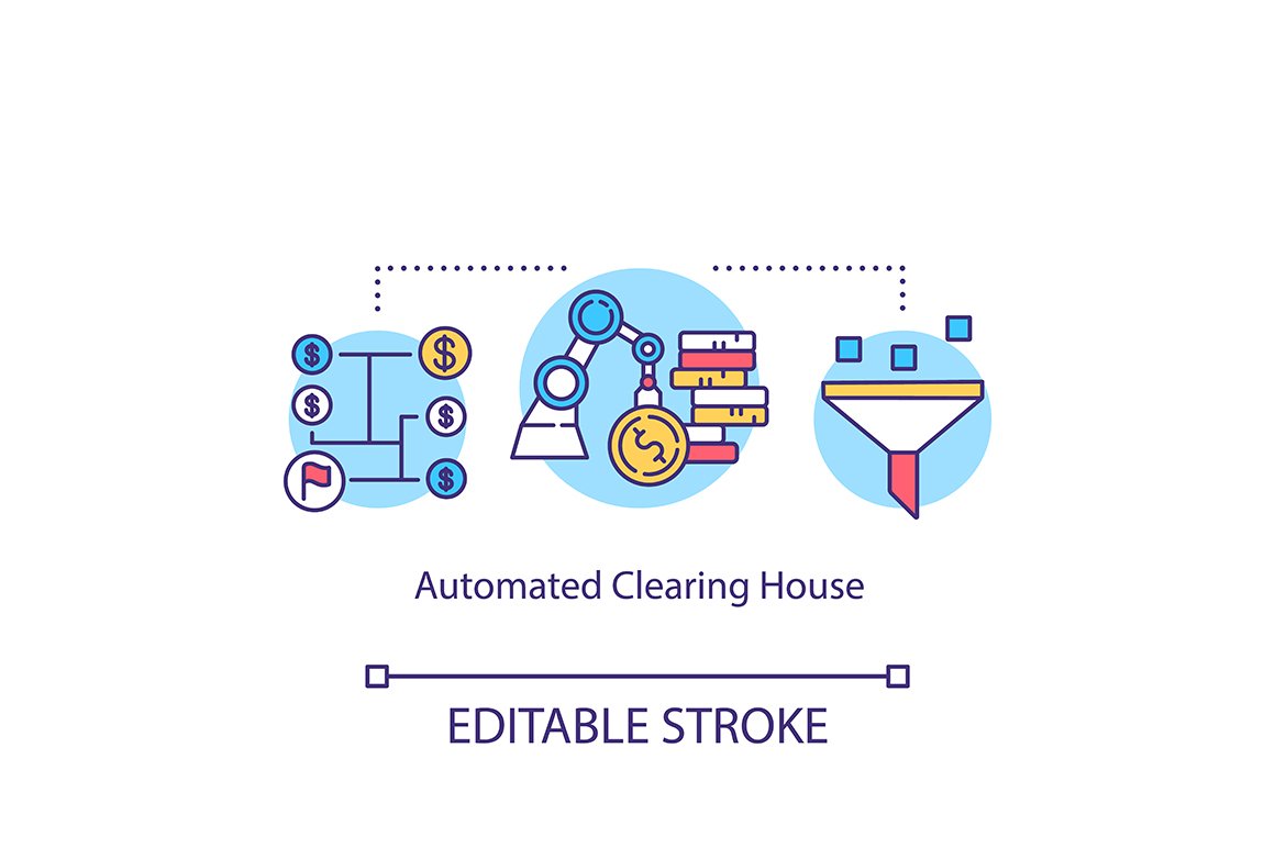 Clearing House concept icon cover image.